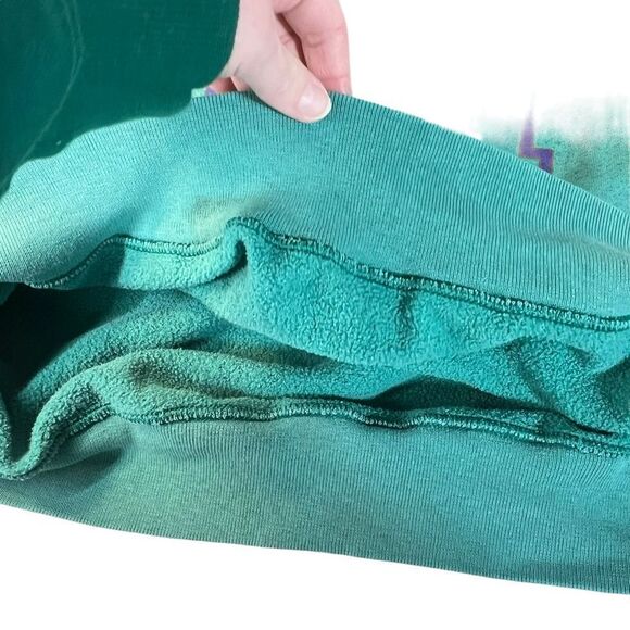 90s UNI GEAR Collegiate Crewneck Green Size XL - Picture 11 of 14